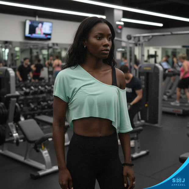 SoftWear™ Slouch Cropped Tee