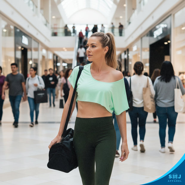 SoftWear™ Slouch Cropped Tee