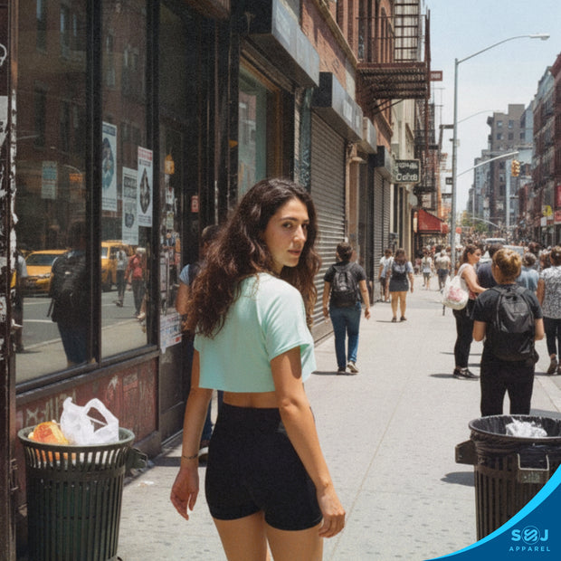SoftWear™ Slouch Cropped Tee
