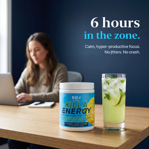 6 hours in the zone: calm, hyper-productive focus with Killa Energy