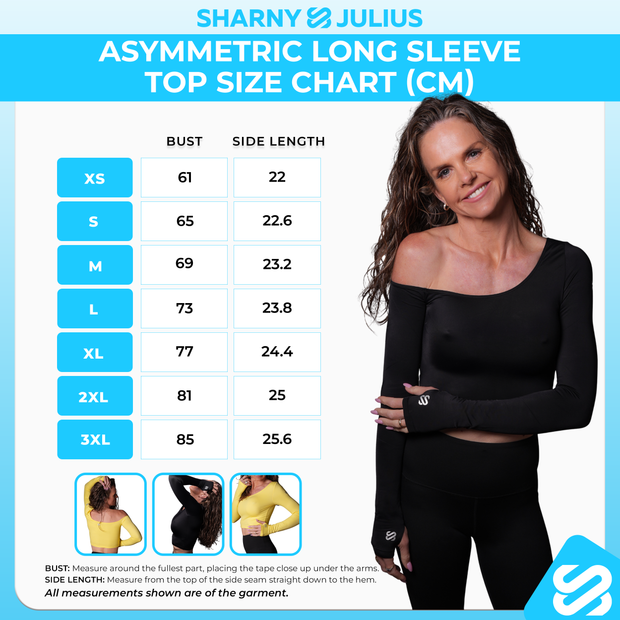 Asymmetric Long Sleeve Top