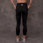 Black Diamond Mid-Calf Leggings