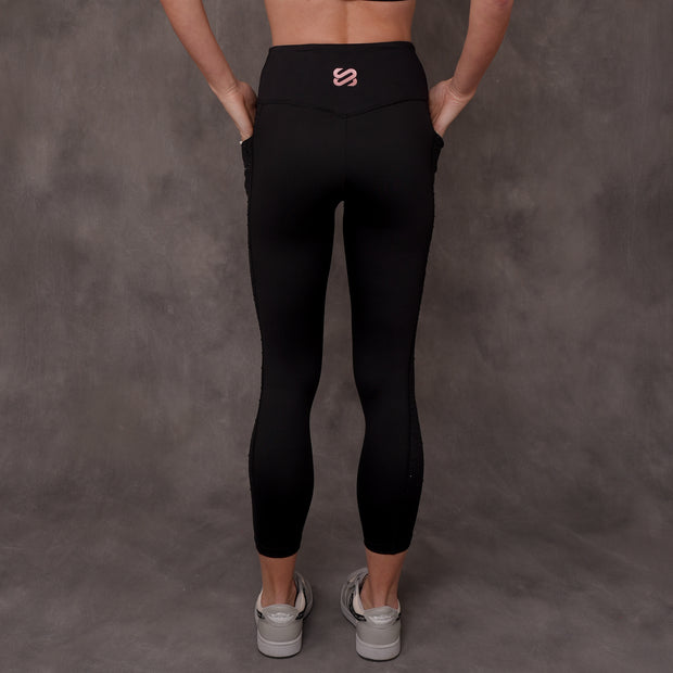 Black Diamond Mid-Calf Leggings