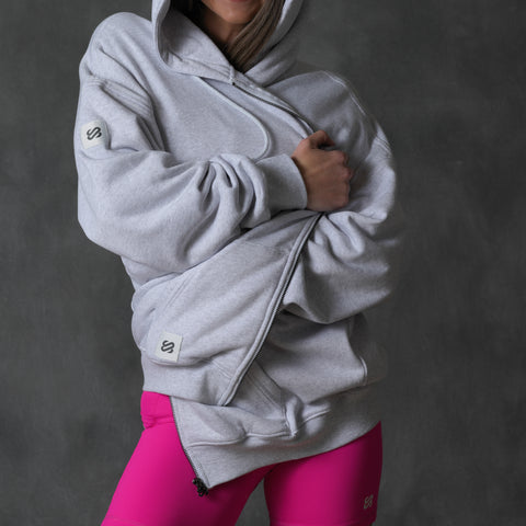 Family Oversized Zip Hoodie