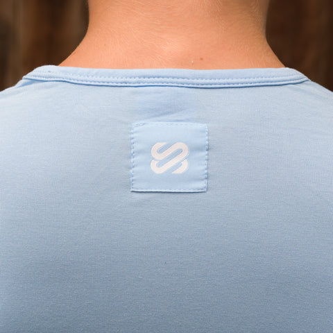 SoftWear Family Long Sleeve Tee fabric detail
