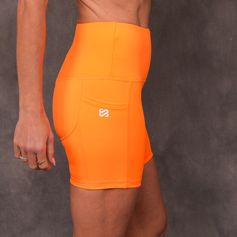 SJ Rainbow Collection High Waisted Butt Shaping Leggings (Mid-Thigh Length) lifestyle photo 18