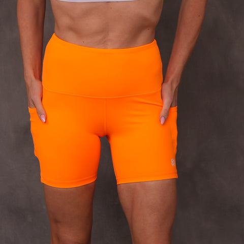 SJ Rainbow Collection High Waisted Butt Shaping Leggings (Mid-Thigh Length) lifestyle photo 17