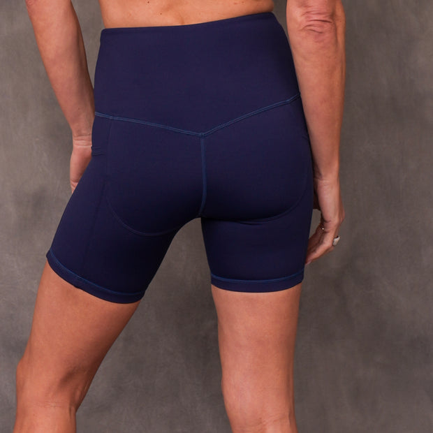 SJ Rainbow Collection High Waisted Butt Shaping Leggings (Mid-Thigh Length)