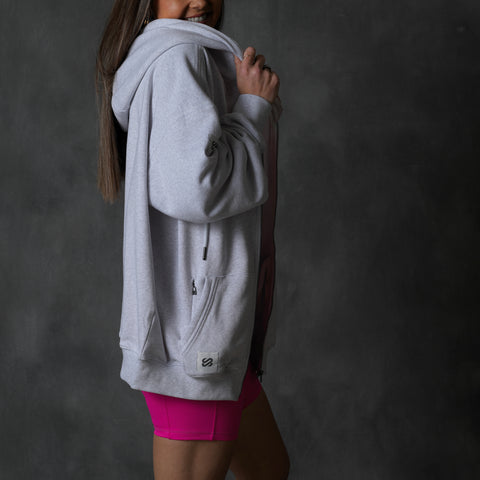 Family Oversized Zip Hoodie