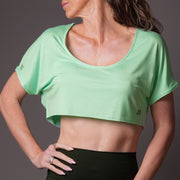 SoftWear Slouch Cropped Tee