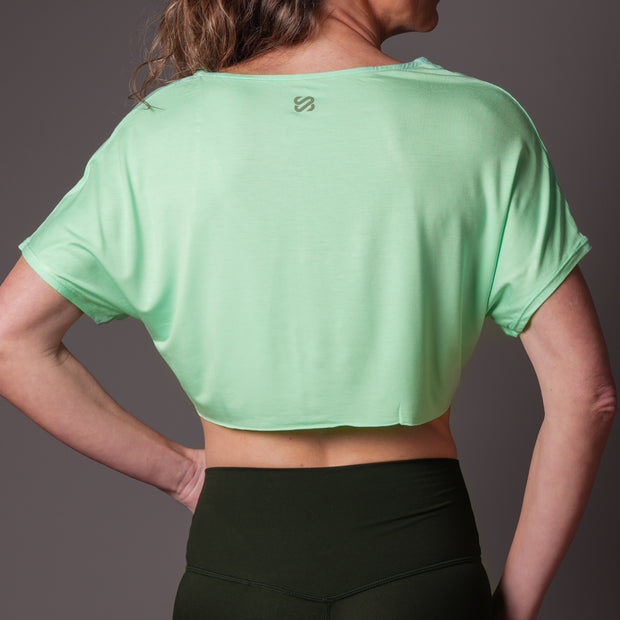 SoftWear Slouch Cropped Tee