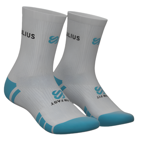 SJ Mid Length Motivational Socks back view