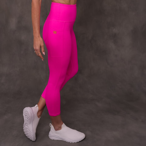 SJ Rainbow Collection High Waisted Butt Shaping Leggings (3/4 Mid-Calf Length) lifestyle photo 8