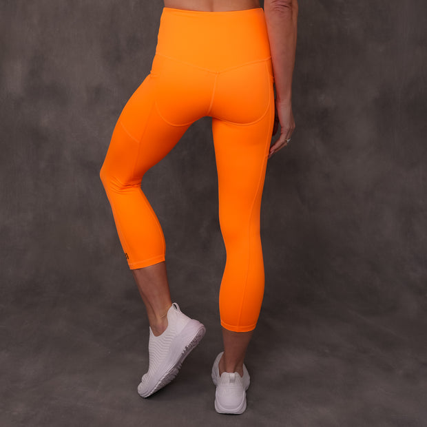 SJ Rainbow Collection High Waisted Butt Shaping Leggings (3/4 Mid-Calf Length)