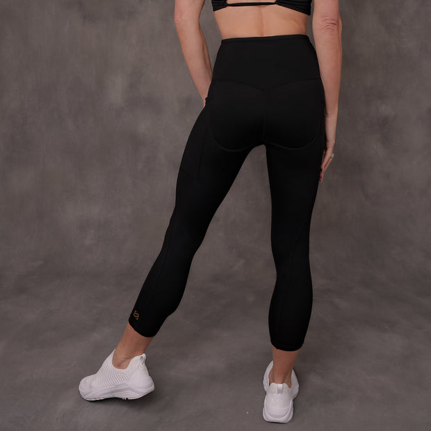 SJ Rainbow Collection High Waisted Butt Shaping Leggings (3/4 Mid-Calf Length)