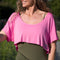 SoftWear™ Slouch Cropped Tee