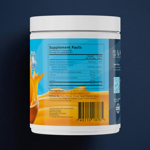 Ultimate C supplement facts label