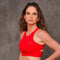 SJ Rainbow Collection Sports Crop in Red — premium activewear by SandJ