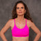 SJ Rainbow Collection Sports Bra in Pink — premium activewear by SandJ