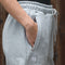 Pants zippered pocket detail with hand