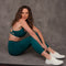 SJ Rainbow Collection High Waisted Butt Shaping Leggings (3/4 Mid-Calf Length) lifestyle photo 9