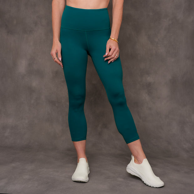 SJ Rainbow Collection High Waisted Butt Shaping Leggings (3/4 Mid-Calf Length)