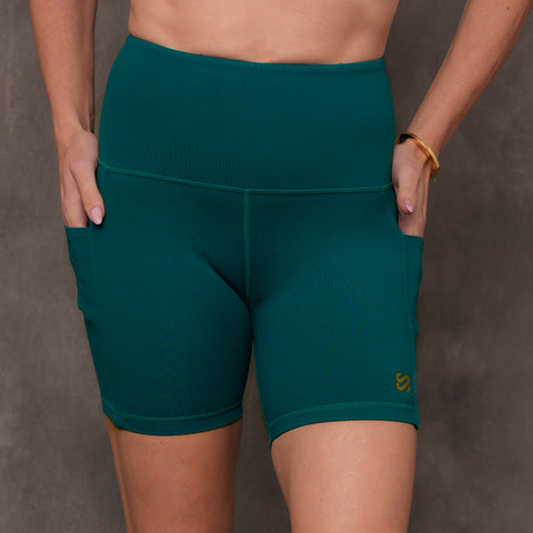 SJ Rainbow Collection High Waisted Butt Shaping Leggings (Mid-Thigh Length) lifestyle photo 10