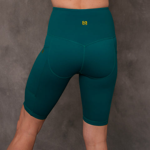 SJ Rainbow Collection High Waisted Butt Shaping Leggings (Knee-Length) lifestyle photo 5