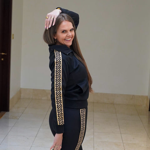 SJ GlitterRibbon Tracksuit Women lifestyle photo 6