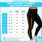 Sexy Mermaid Leggings size chart and measurements