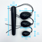 SJ Premium Genuine Obsidian Egg and Wand Set size chart and measurements